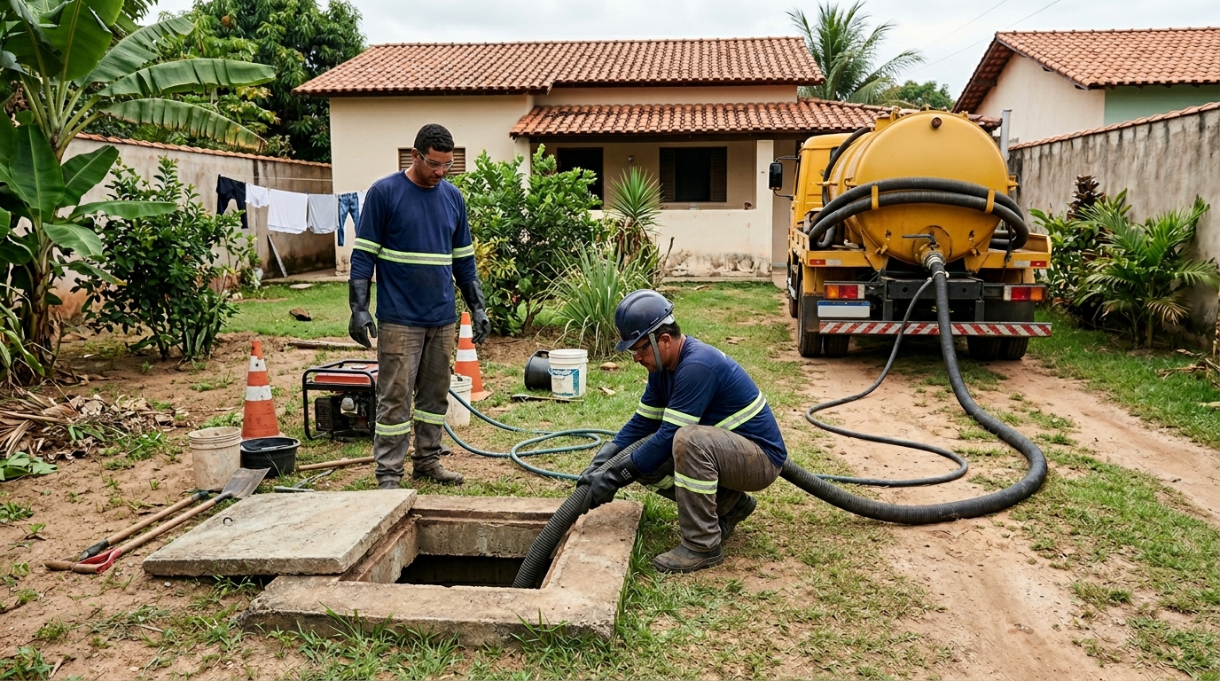 Limpeza de Fossa no Paraíso, Santo André‑SP